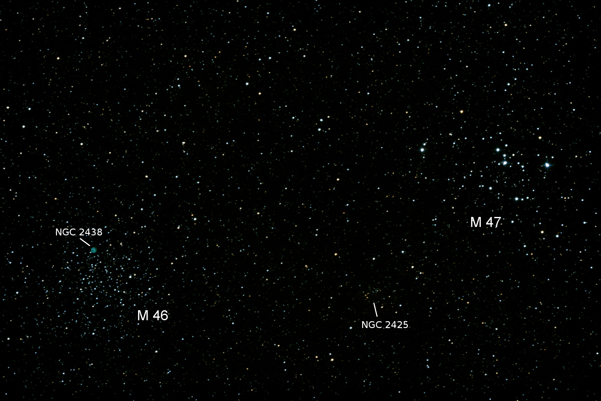 M46+M47 mit Beschriftung